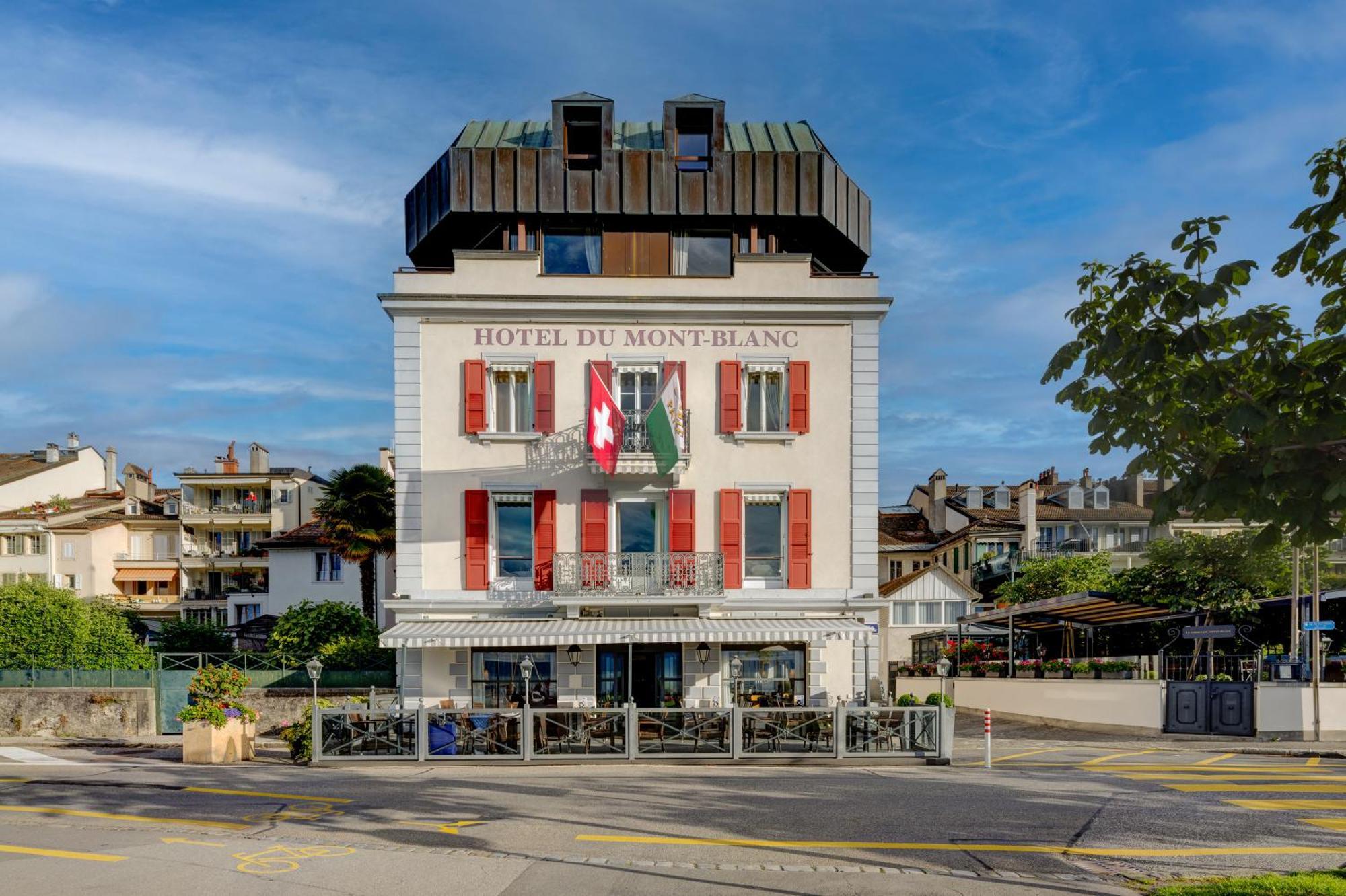 Romantik Hotel Mont Blanc au Lac Morges Exterior foto